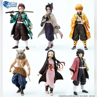 DEMON SLAYER BIG SET OF 6 SIZE - 15 CM