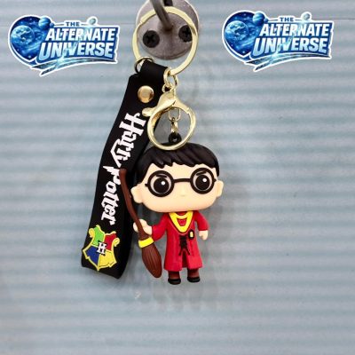 HARRY POTTER RED COAT WITH NIMBUS KEYCHAIN