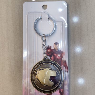 IRONMAN MASK SPINNING KEYCHAIN