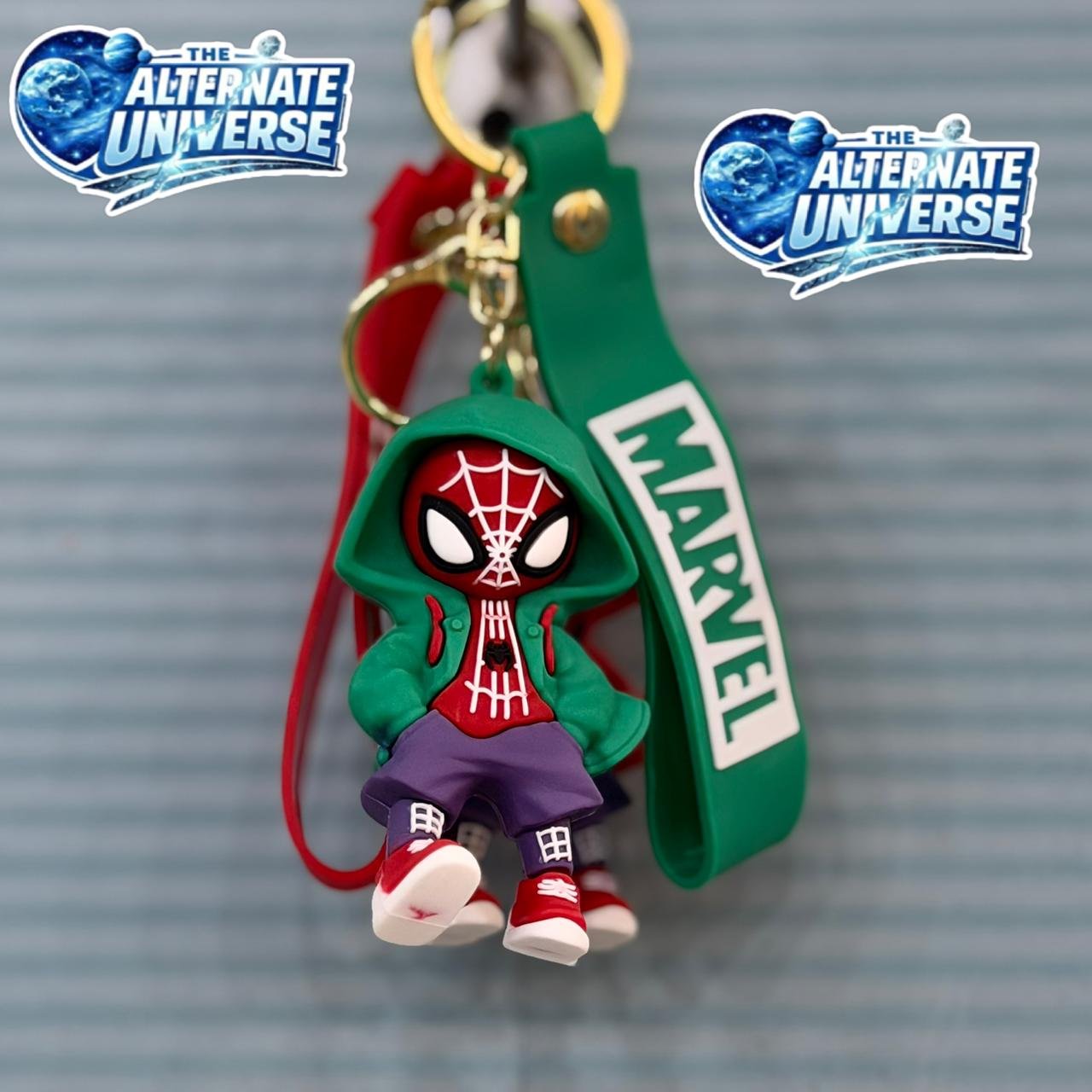 MARVEL GREEN HOODIE SPIDERMAN
