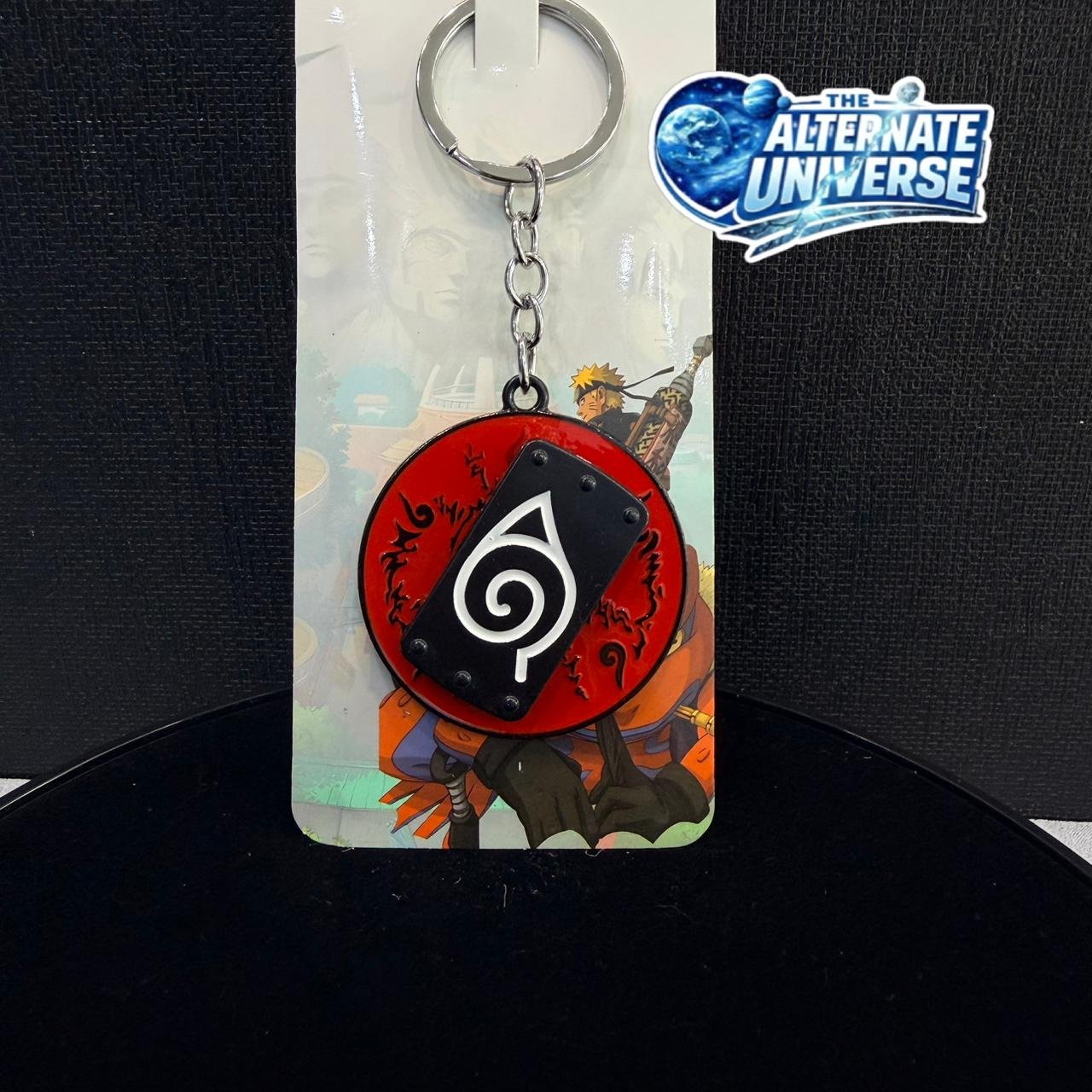 NARUTO HEADBAND SPINNING KEYCHAIN