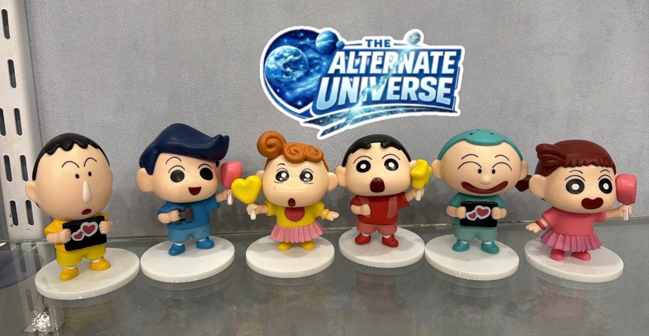 SHINCHAN WHITE BASE SET OF 6