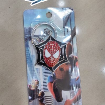 SPIDERMAN MASK SPINNING KEYCHAIN