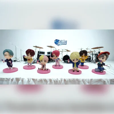 BTS SET OF 7-Pink Base