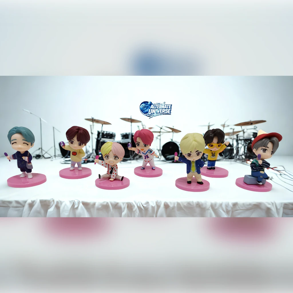 BTS SET OF 7-Pink Base