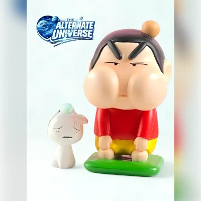SHINCHAN HURT FIGURE With Shiro