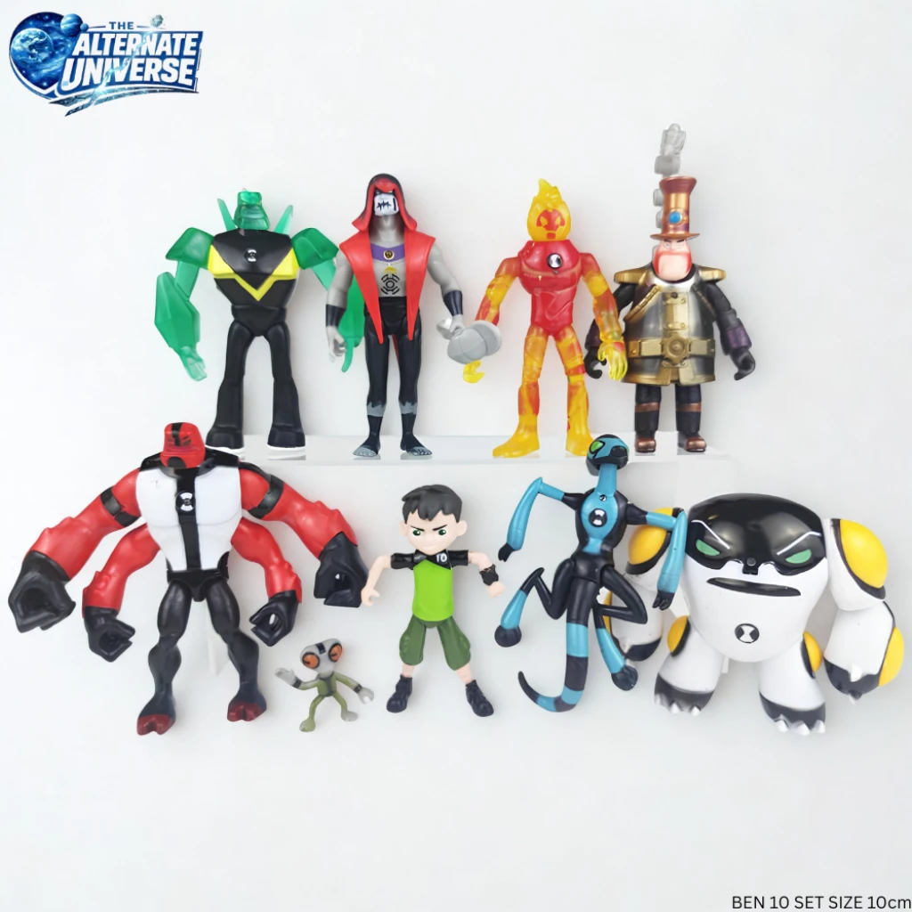 BEN 10 SET SIZE 10cm