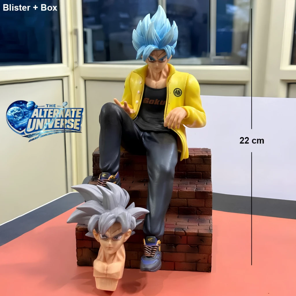 DBZ Sitting Son Goku Figure (Blister + Box) - Image 2