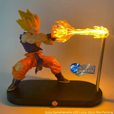 Goku Kamehameha LED Lamp 16cm Box Packing