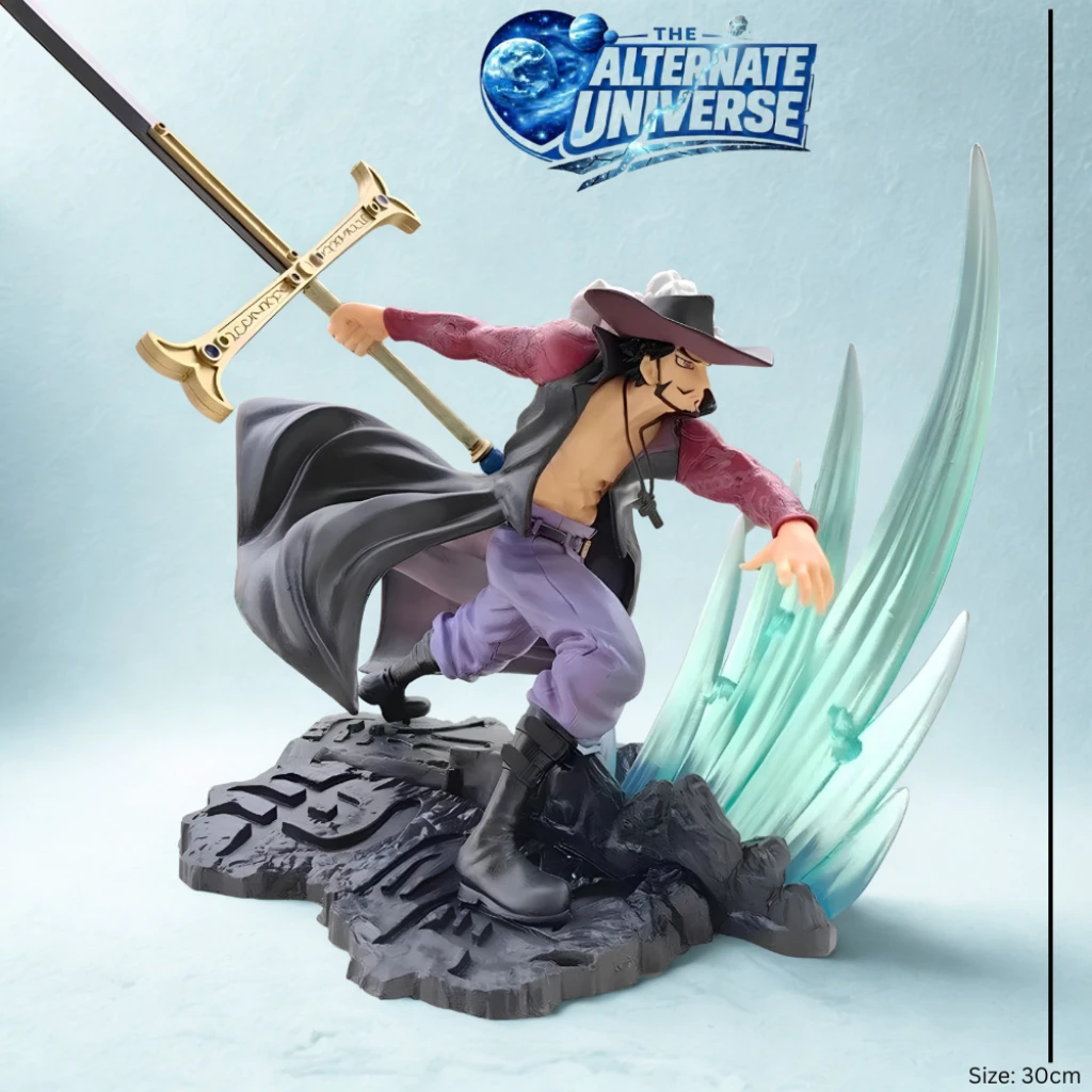 One Piece Mihawk In Action 30cm Figure