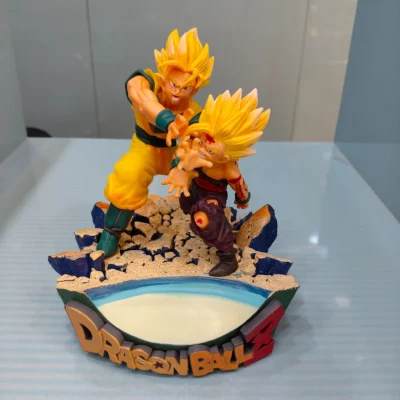 Goku and Gohan 17cm Iconic Kamehameha Action Figure