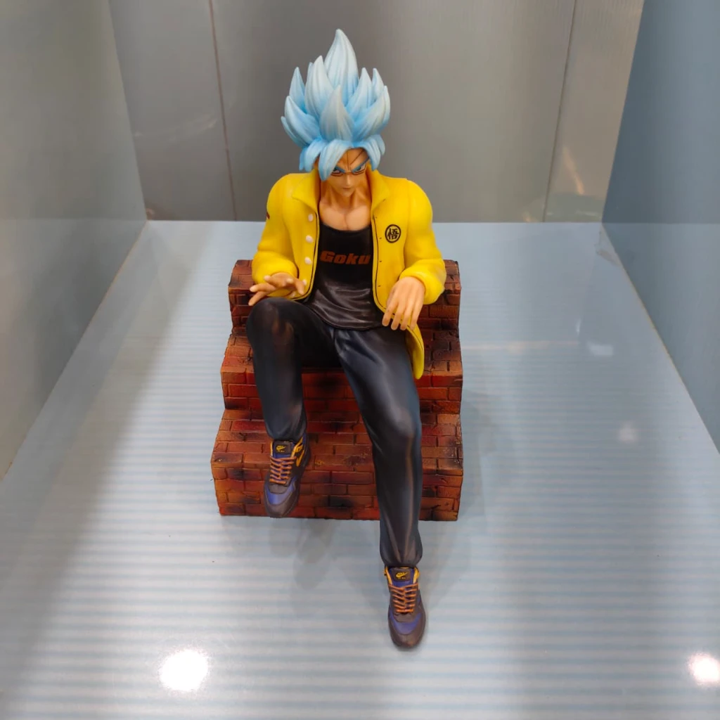 DBZ Sitting Son Goku Figure (Blister + Box) - Image 3