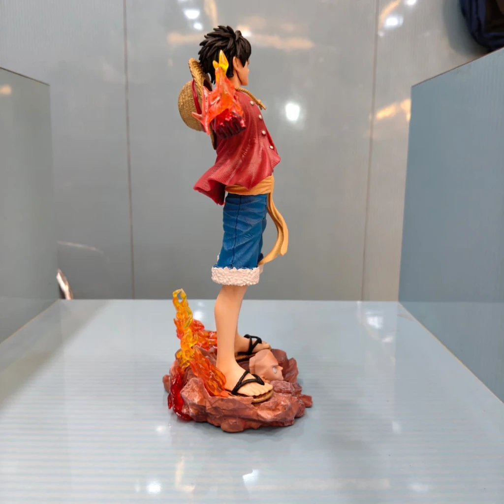 MONKEY D. LUFFY ACTION FIGURE WITH 2 REPLAC EABLE HEADS (26 CM HEIGHT) - Image 5