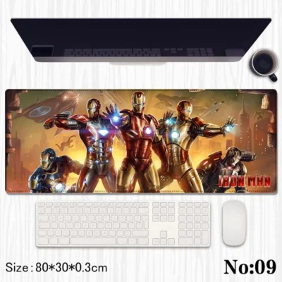 Iron Man Premium Gaming Desk Mat (80 × 30 cm)