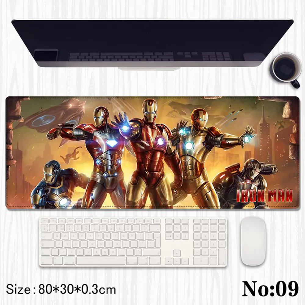 Iron Man Premium Gaming Desk Mat (80 × 30 cm)