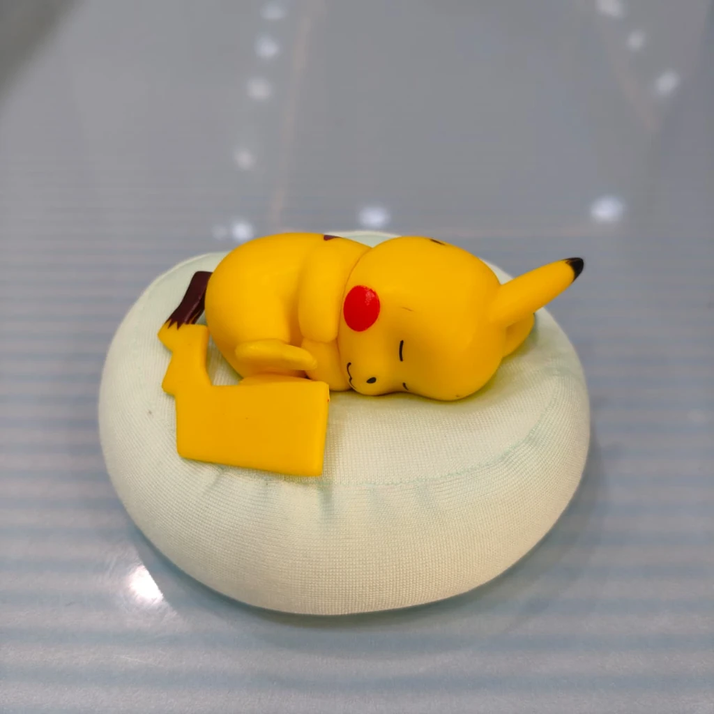 Pikachu Pink Pillow Sleeping