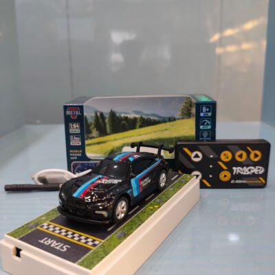 BMW M4 GT3 BLACK 1:64 Mini RC Racing Car – App-Controlled Remote Control Model