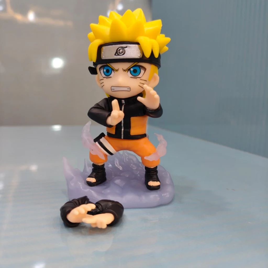 NARUTO NINJUTSU ACTION FIGURE WITH EXTRA 2 JUTSU SIGN HANDS - Image 3