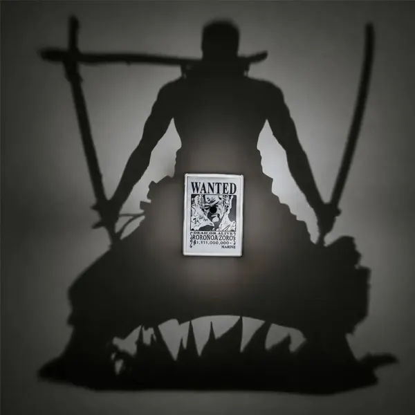 Trending Zoro Shadow Wall Lamp (Rechargeable)