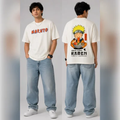 Naruto Ramen Graphic T-Shirt – 100% Cotton French Terry | The Alternate Universe