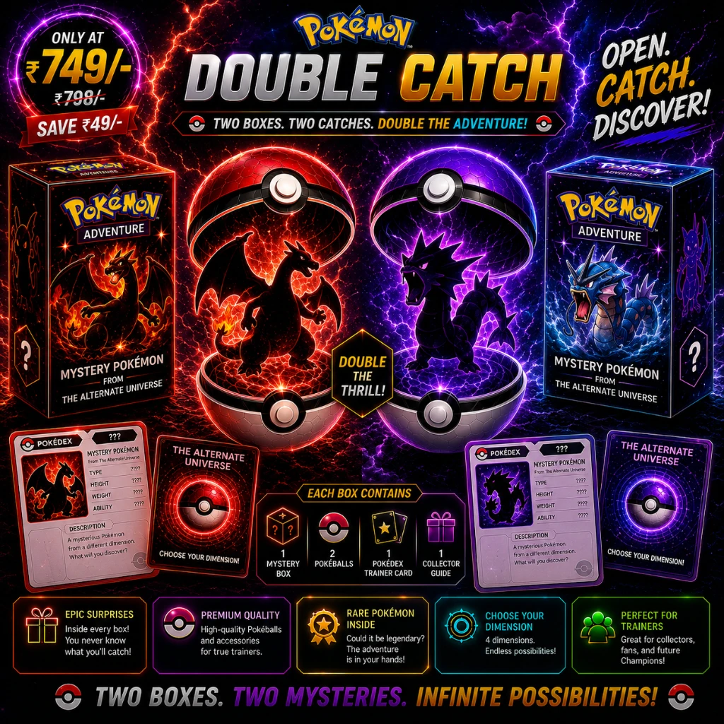DOUBLE CATCH — TWICE THE ADVENTURE