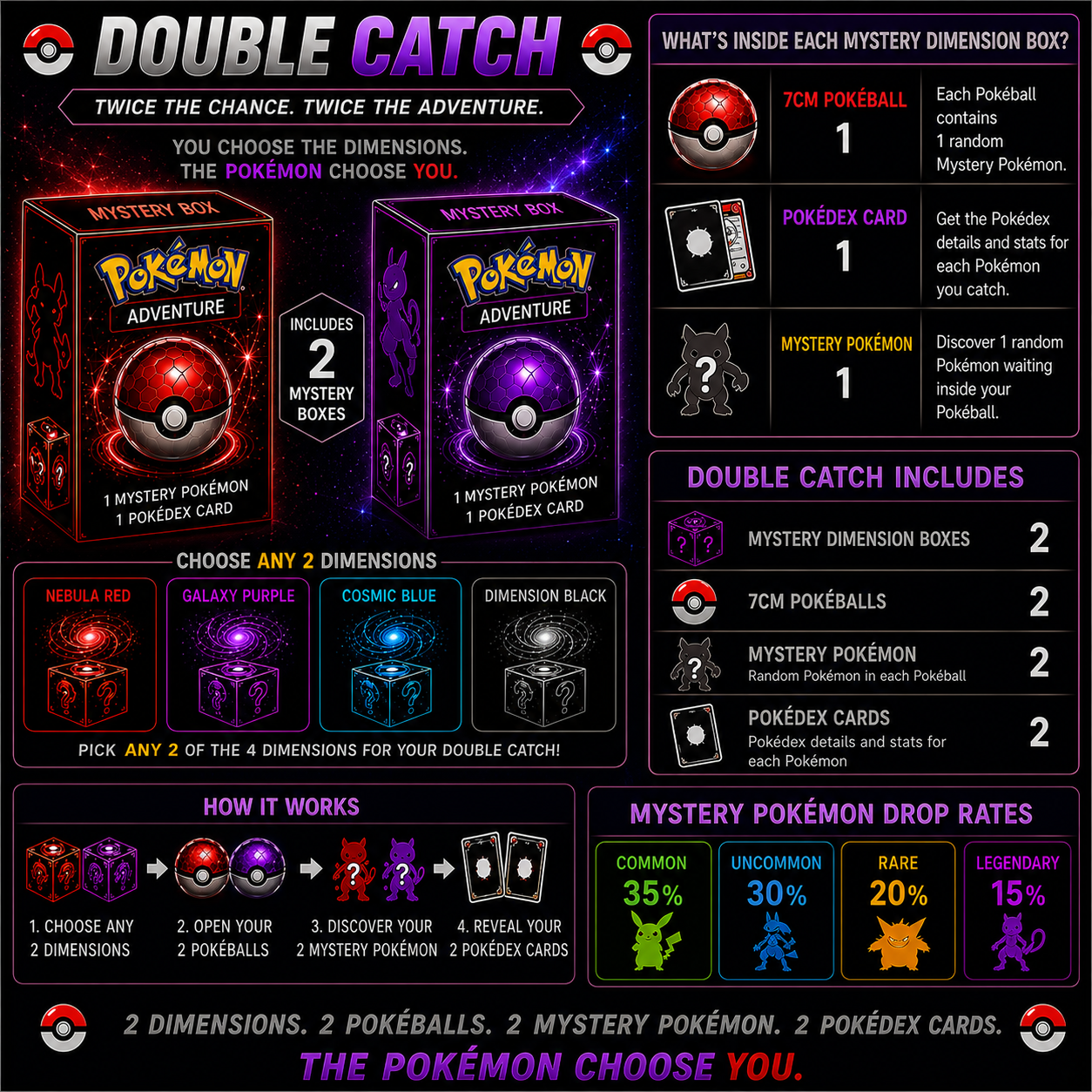 DOUBLE CATCH — TWICE THE ADVENTURE - Image 2