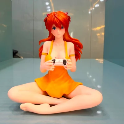 NEON GENESIS ASUKA SITTING FIGURE SIZE - 12 CM