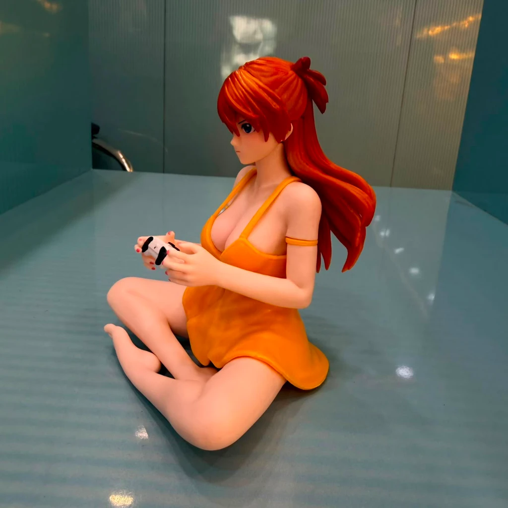 NEON GENESIS ASUKA SITTING FIGURE SIZE - 12 CM - Image 3