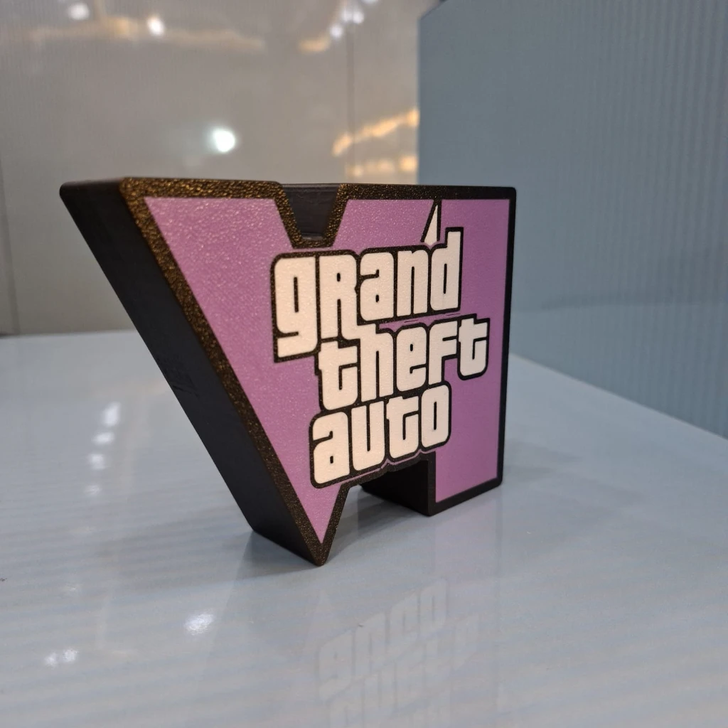 GTA VI LOGO STANDS 10CM - Image 2
