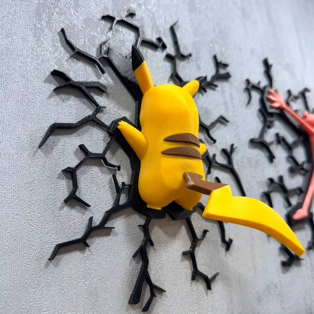 Pikachu Wall Crashed Figure – 22 CM - Image 2